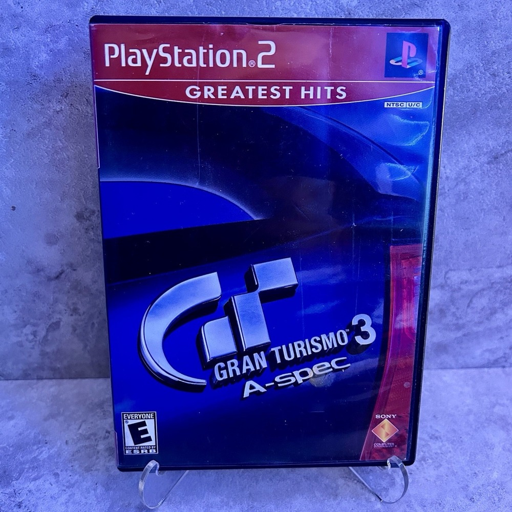 Gran Turismo 3 A-spec Video Game (Sony PlayStation 2, 2006) CIB Tested - Picture 2 of 6